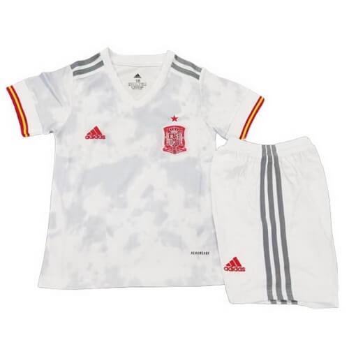 Camiseta España Replica Segunda Ropa Niños 2020 Blanco